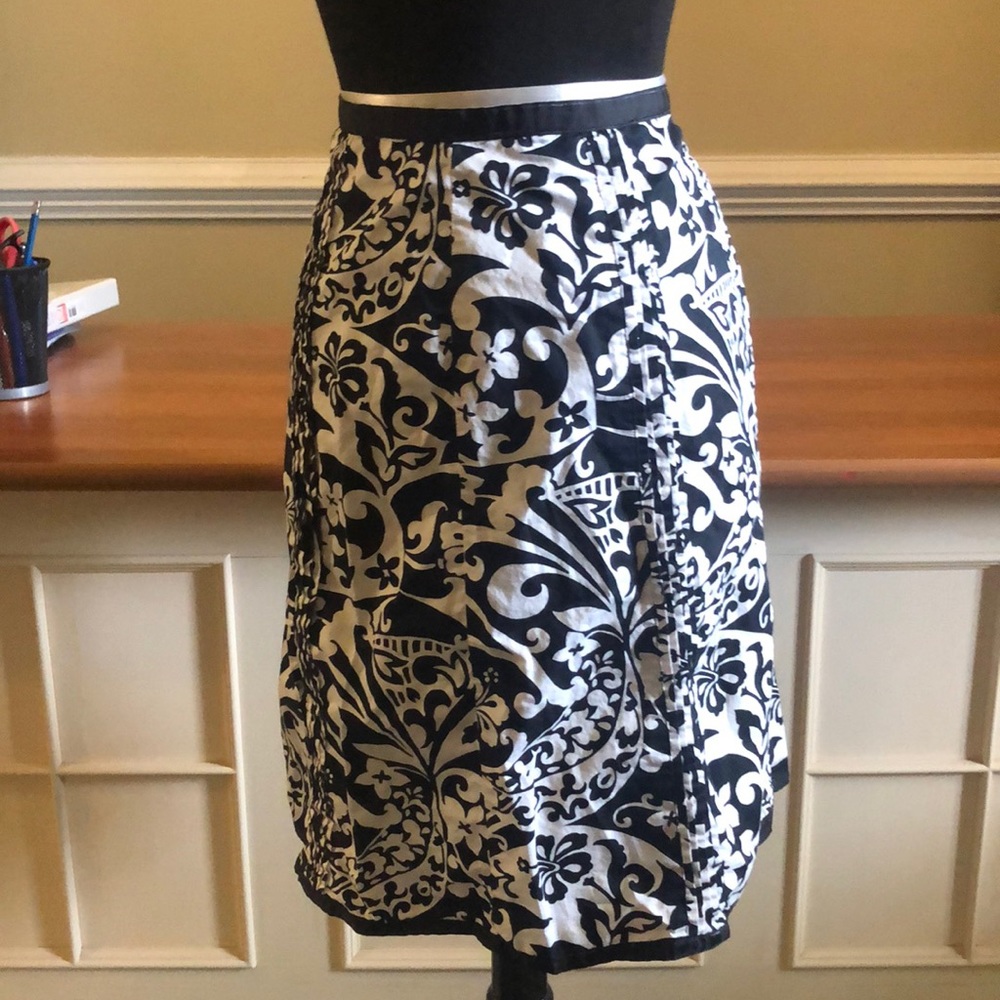 Black and white skirt